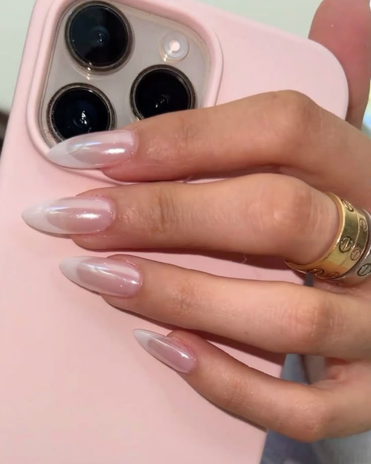 Pearl Glazed Light French Tips
