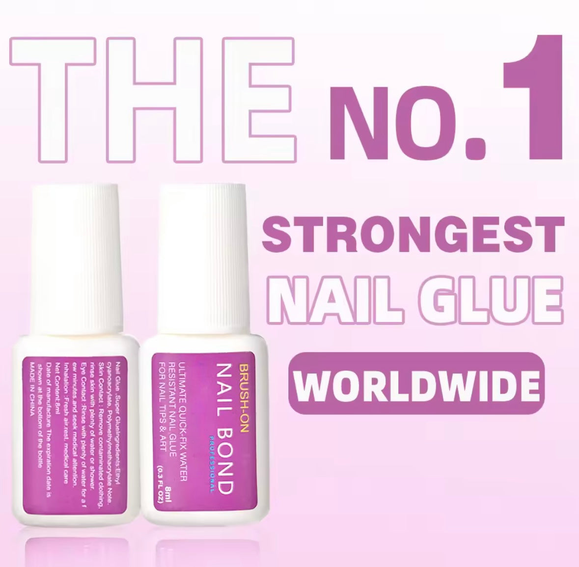 Brush On Glue / High Quality Convenient Nail Bond