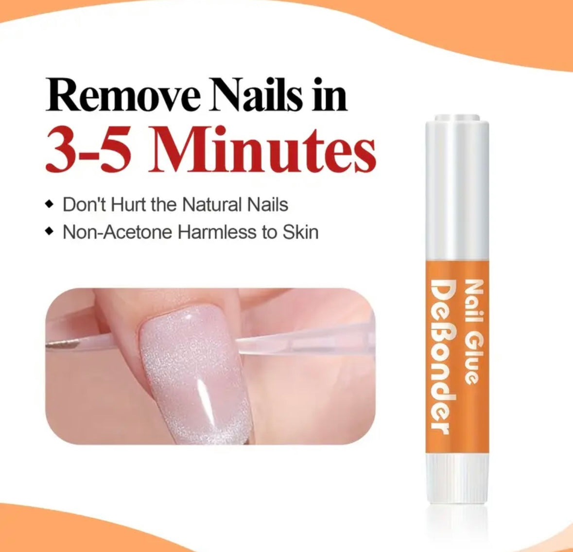 Nail Debonder | Glue Remover | Non damaging Remover Tool | 1 pcs