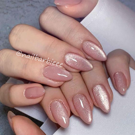 Natural Gelish Cat Eye Magnificent Nails