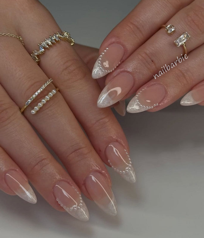 Oyster Pearl French Tips