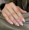 Soft Water Like Pink Sleek French Tips