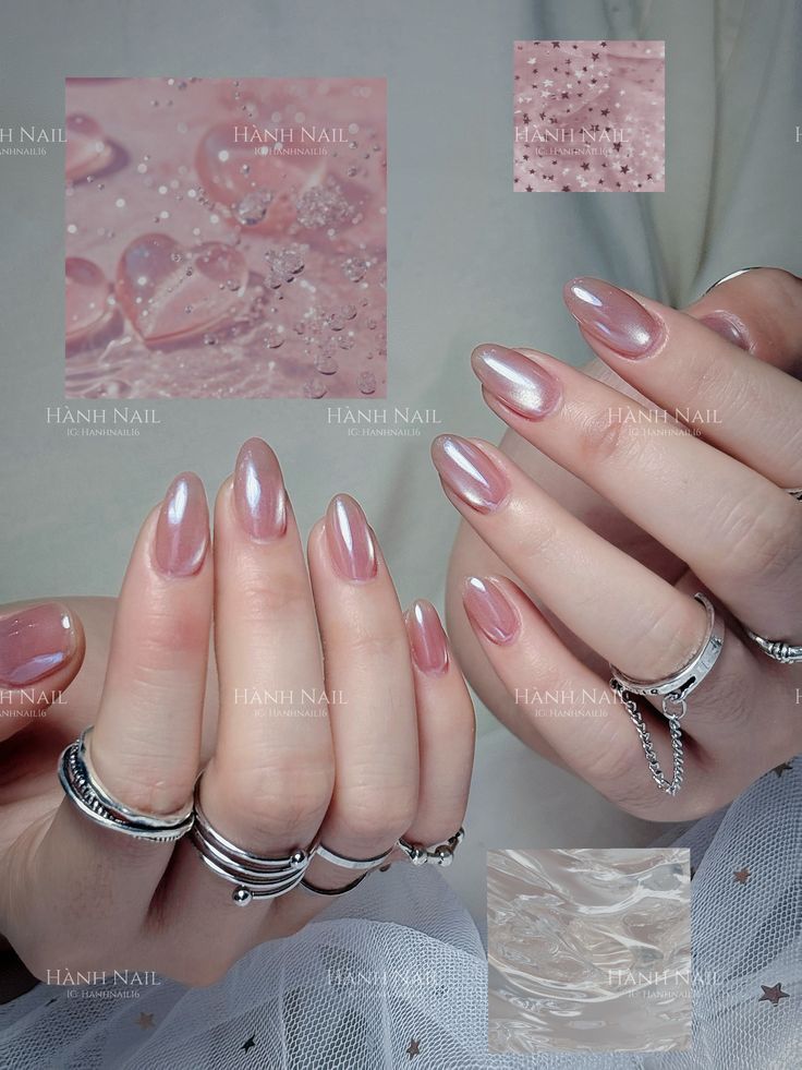 Cat Eye Glazed Super Glossy Nails