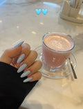 Sky Blue Nails