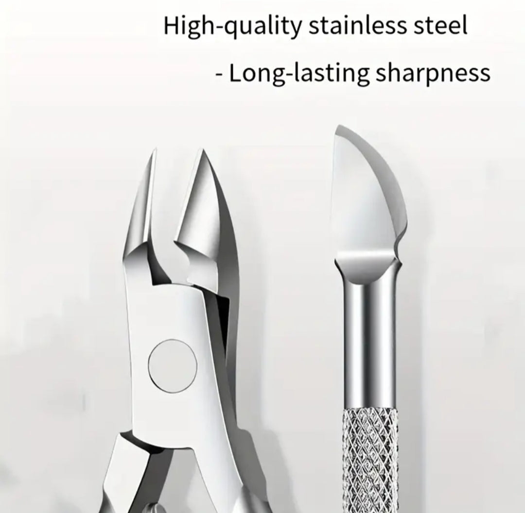 Manicure set | Cuticle Pusher & Nipper | 2 pcs